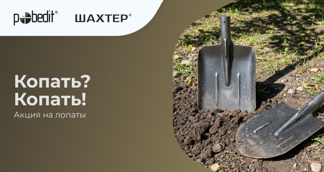 Акция на лопаты в декабре 2025