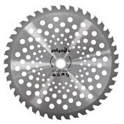 Диск для триммера, 255 х 25,4 толщина 1,2 мм, 40 зубьев, Polyagro