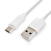 Кабель USB micro, 1м, 2А , белый