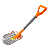 Лопата автомобильная с ковшом из нержавеющей стали с металлическим черенком FREEZE